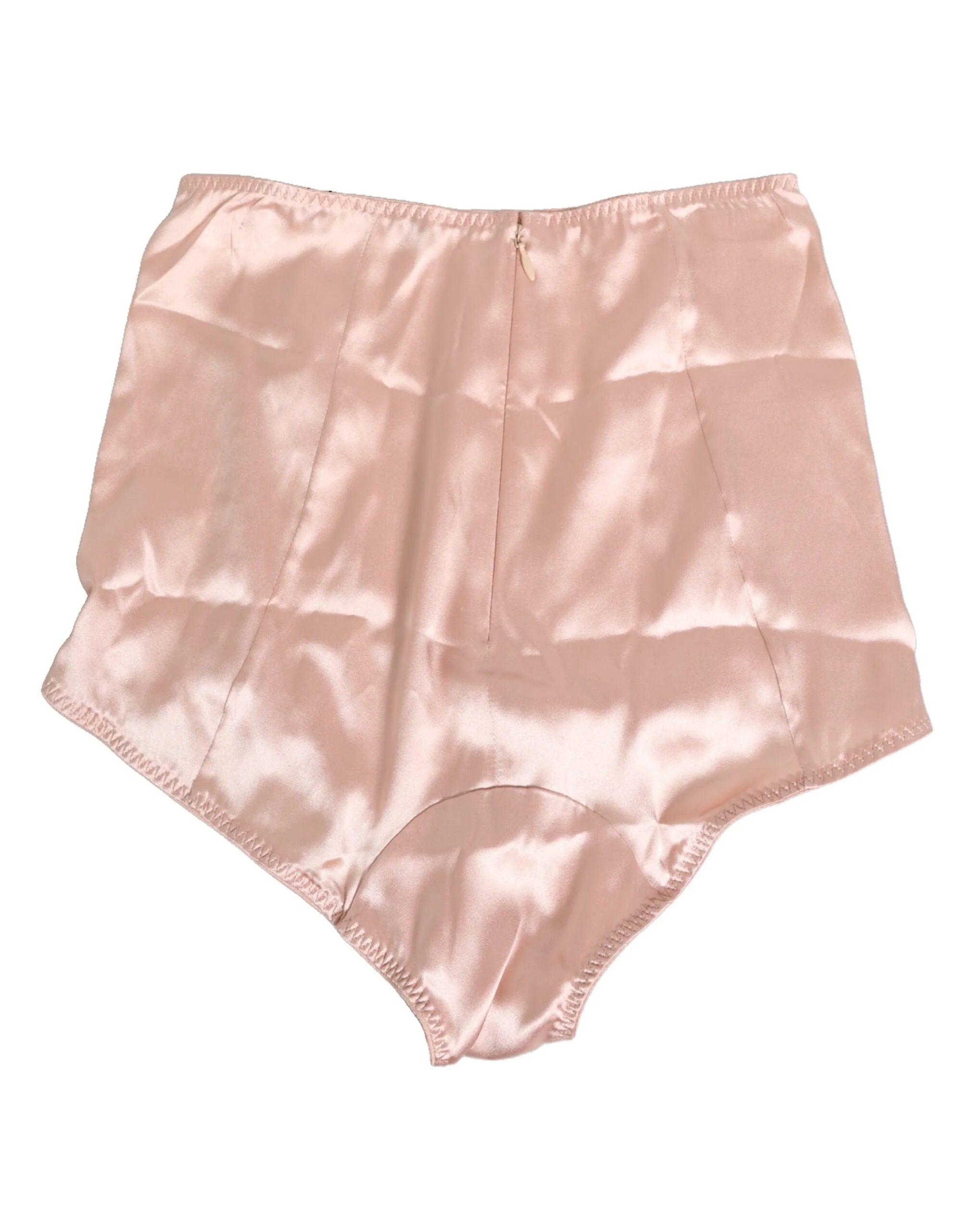 Dolce & Gabbana Pink Acetate High Waist Shorts Panty Underwear - IT40|S - Boyshorts