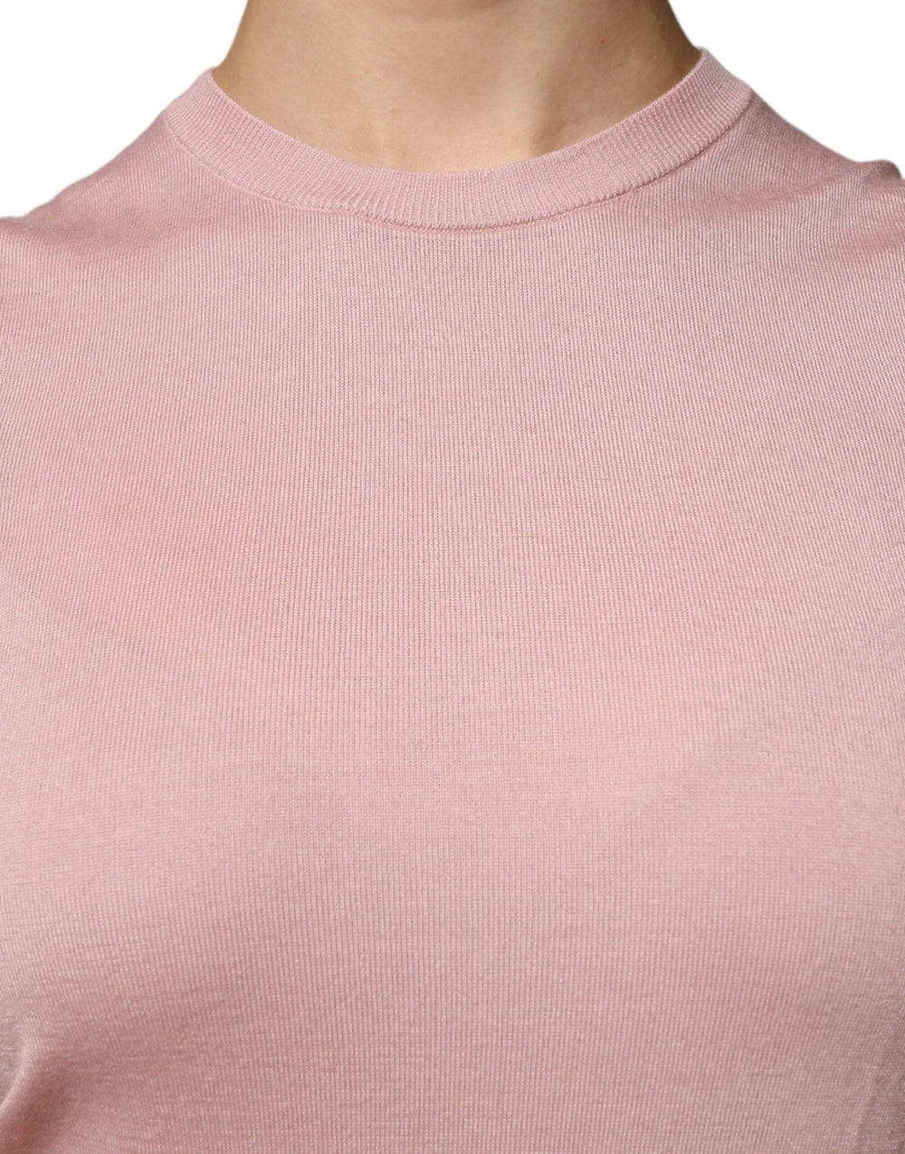 Dolce & Gabbana Pink Cashmere Knitted Sleeveless Tank Top - IT38 | XS - Tank Tops