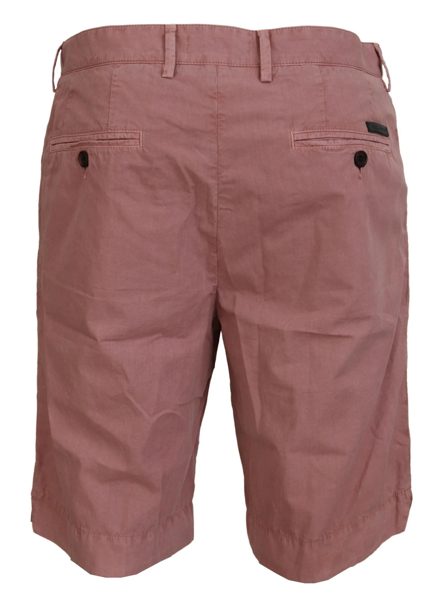 Dolce & Gabbana Pink Chinos Cotton Casual Mens Shorts - Chino Shorts
