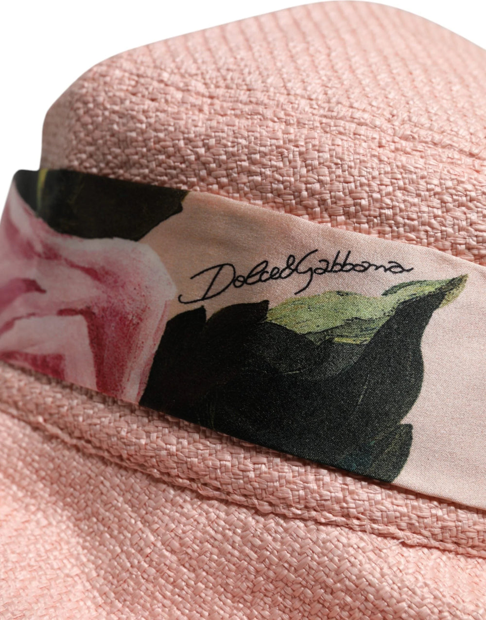 Dolce & Gabbana Pink Cotton Wide Brim Bucket Hat - 59 cm|L - Bucket Hats