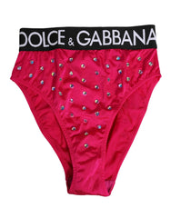 Dolce & Gabbana Culotte haute taille en cristal rose - IT2 | S