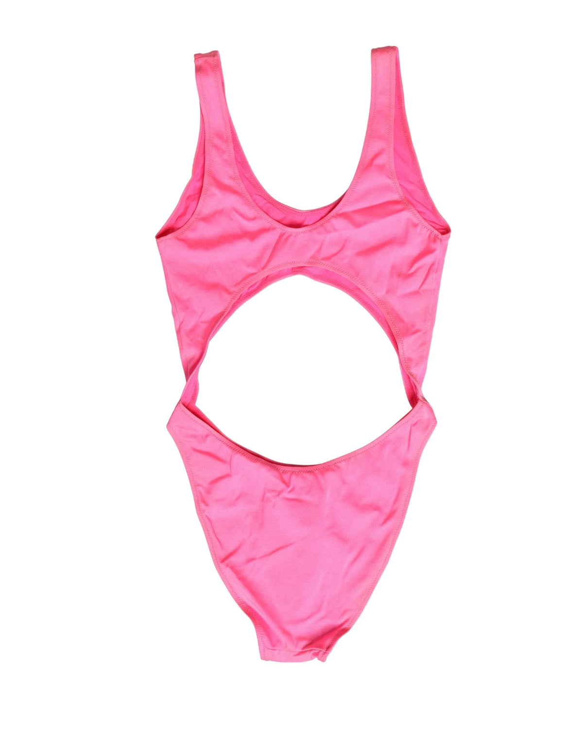 Traje de baño de una pieza rosa con abertura y pierna alta Dolce & Gabbana - IT2 | S