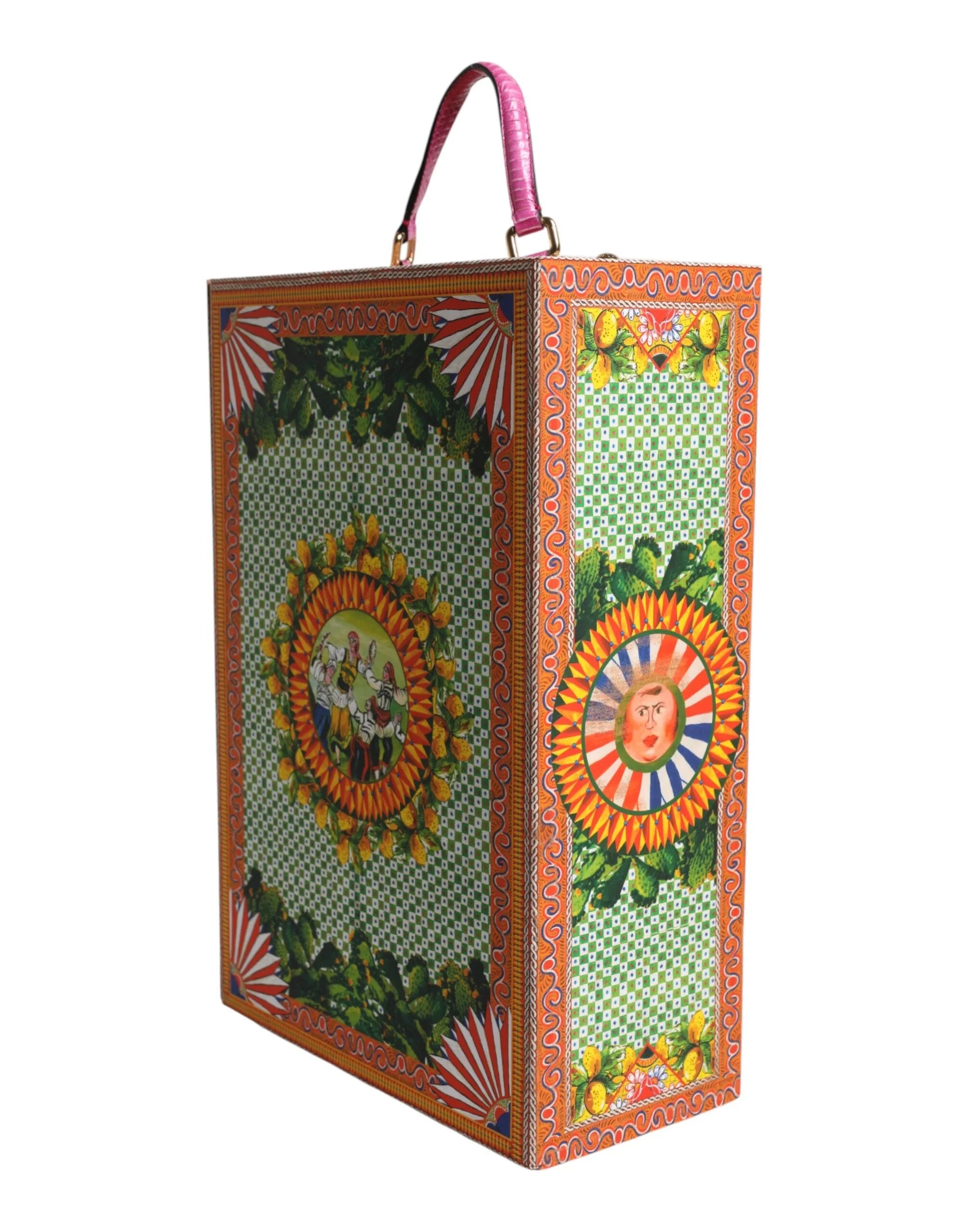 Dolce & Gabbana Pink Dress Ceramic Porcelain Fashion Leather Sicily Dolls - Dollhouse Accessories