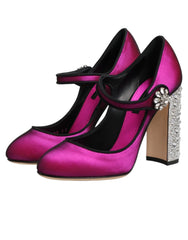 Dolce & Gabbana rosafarbene Pumps mit Absatz und Verzierungen - EU35/US4.5
