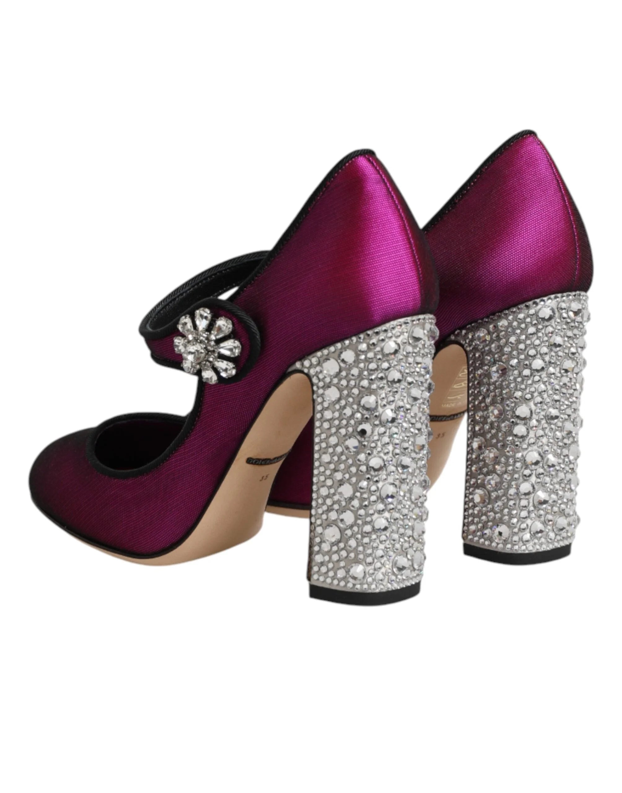Dolce & Gabbana rosafarbene Pumps mit Absatz und Verzierungen - EU35/US4.5