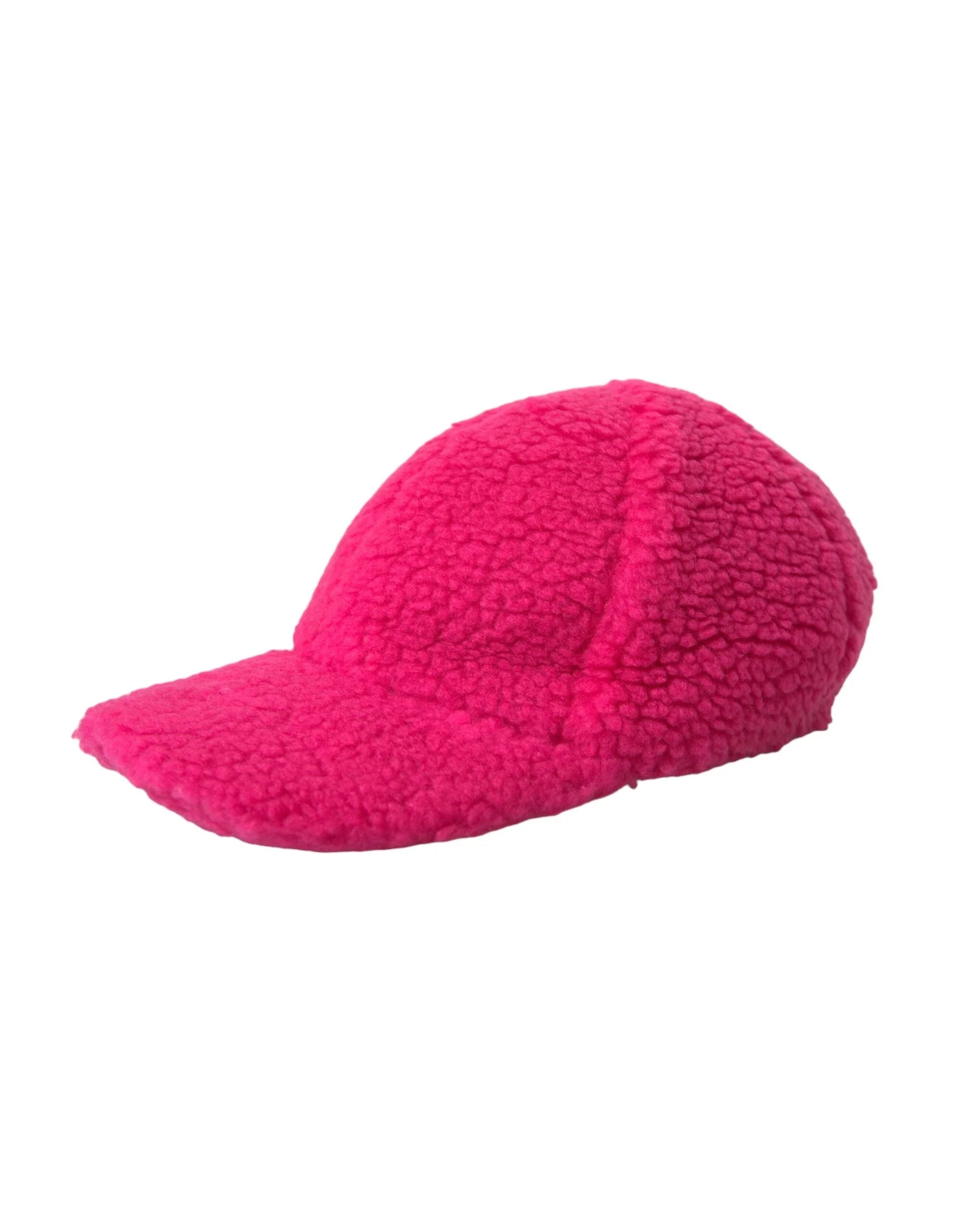 Dolce & Gabbana Pink Fleece Plush Baseball Hat Men - 58 cm|M - Baseball Caps