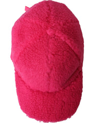 Dolce & Gabbana Pink Fleece Plush Baseball Hat Men - 58 cm|M - Baseball Caps