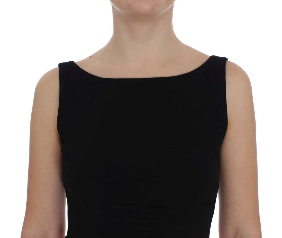 Dolce & Gabbana Pink Floral Print Long Maxi Sheath Dress - IT42|M - Dresses