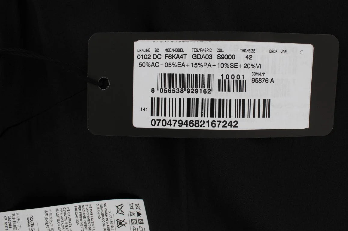 Dolce & Gabbana Pink Floral Print Long Maxi Sheath Dress - IT42|M - Dresses