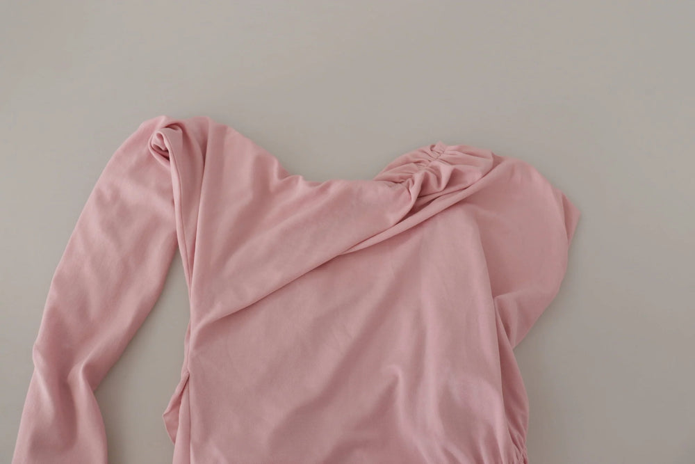 Dolce & Gabbana Pink Flower Embellished One Shoulder Dress - IT38|XS - Dresses