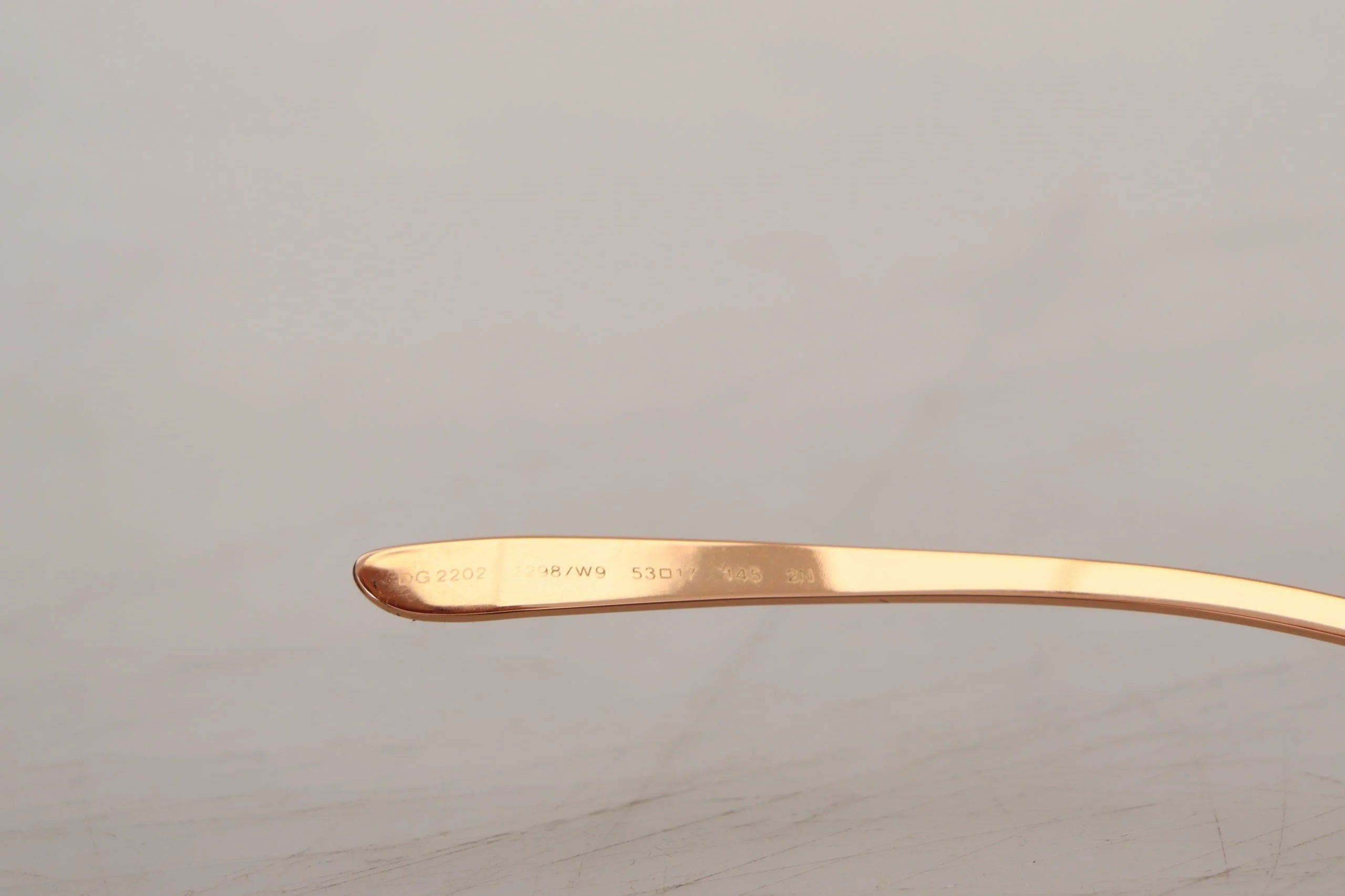 Dolce & Gabbana Pink Gold Rose Sequin Embroidery DG2202 Sunglasses - Sunglasses