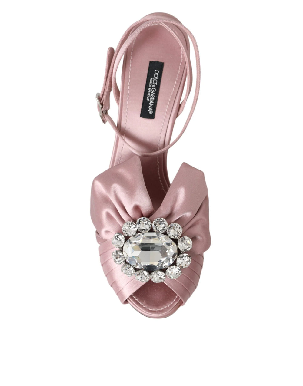 Dolce & Gabbana Pink Keira Crystal Heels Sandals Shoes - EU36.5/US6 - Sandals