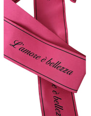 Dolce & Gabbana Pink L’Amore E’Bellezza Waist Belt - IT36 | XS - Belts