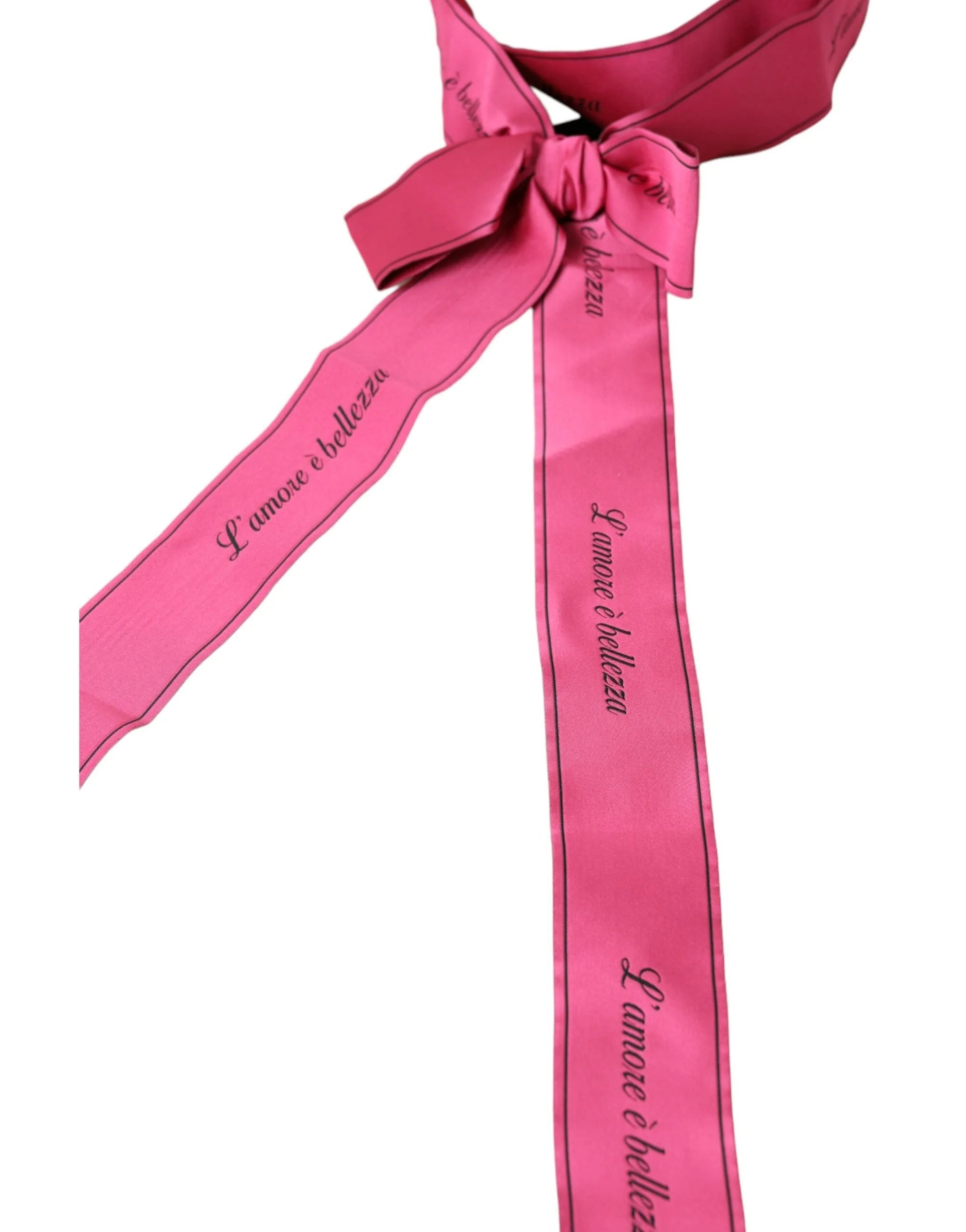 Dolce & Gabbana Pink L’Amore E’Bellezza Waist Belt - IT36 | XS - Belts