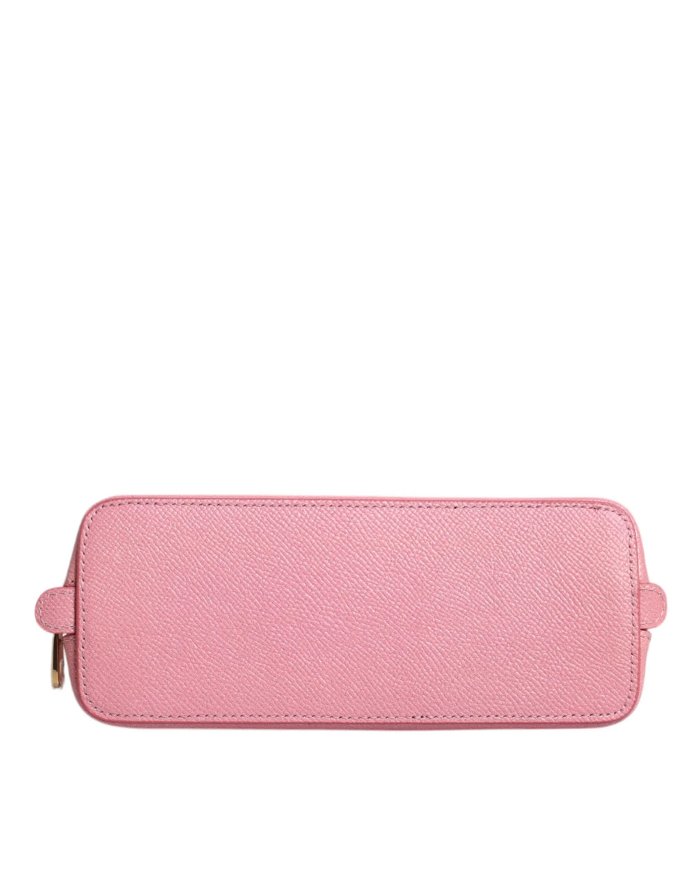 Dolce & Gabbana Pink Leather DG Logo Zip Around Hand Purse Pouch Wallet - Wallets