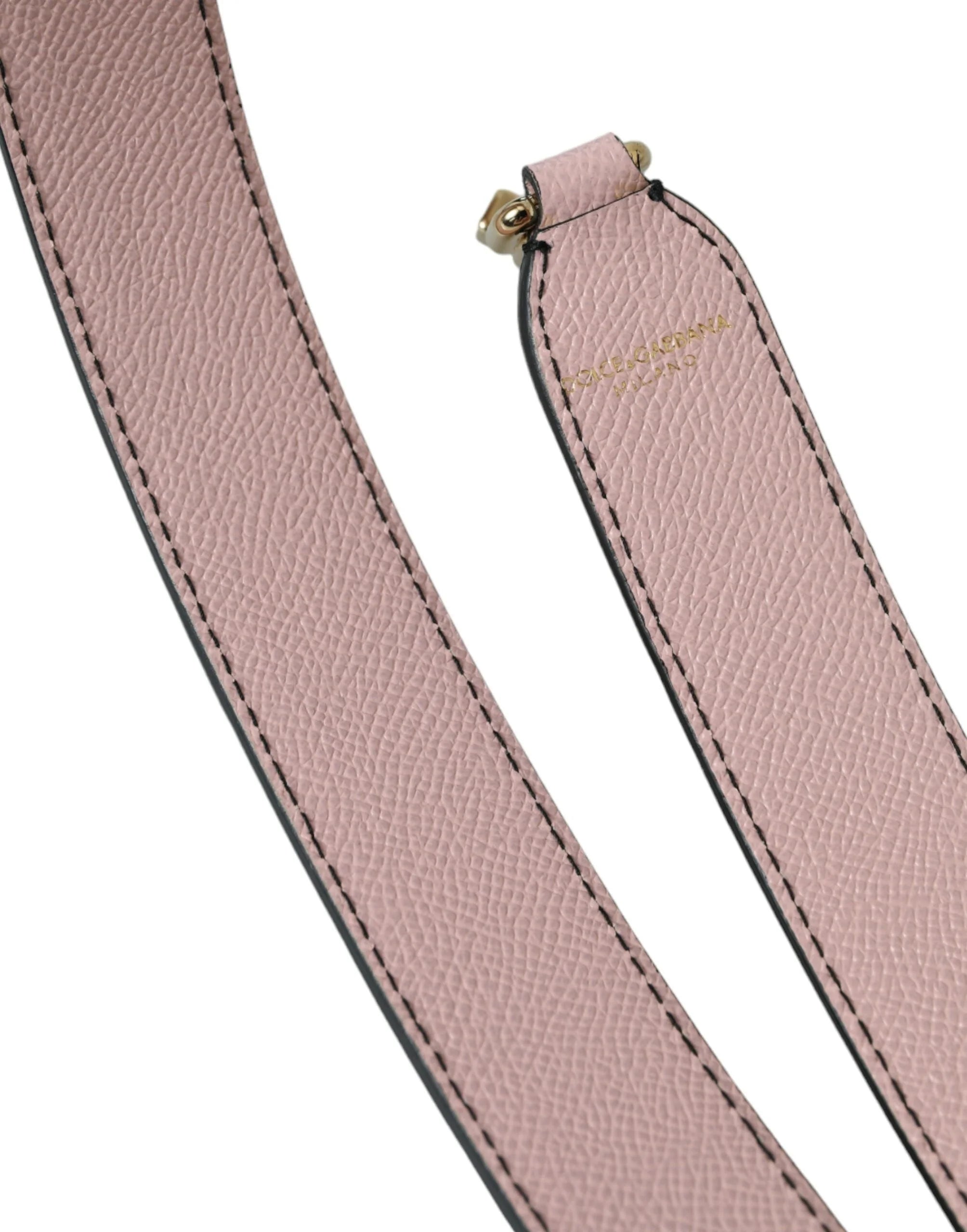 Dolce & Gabbana Pink Leather Handbag Accessory Shoulder Strap - Handbag & Wallet Accessories