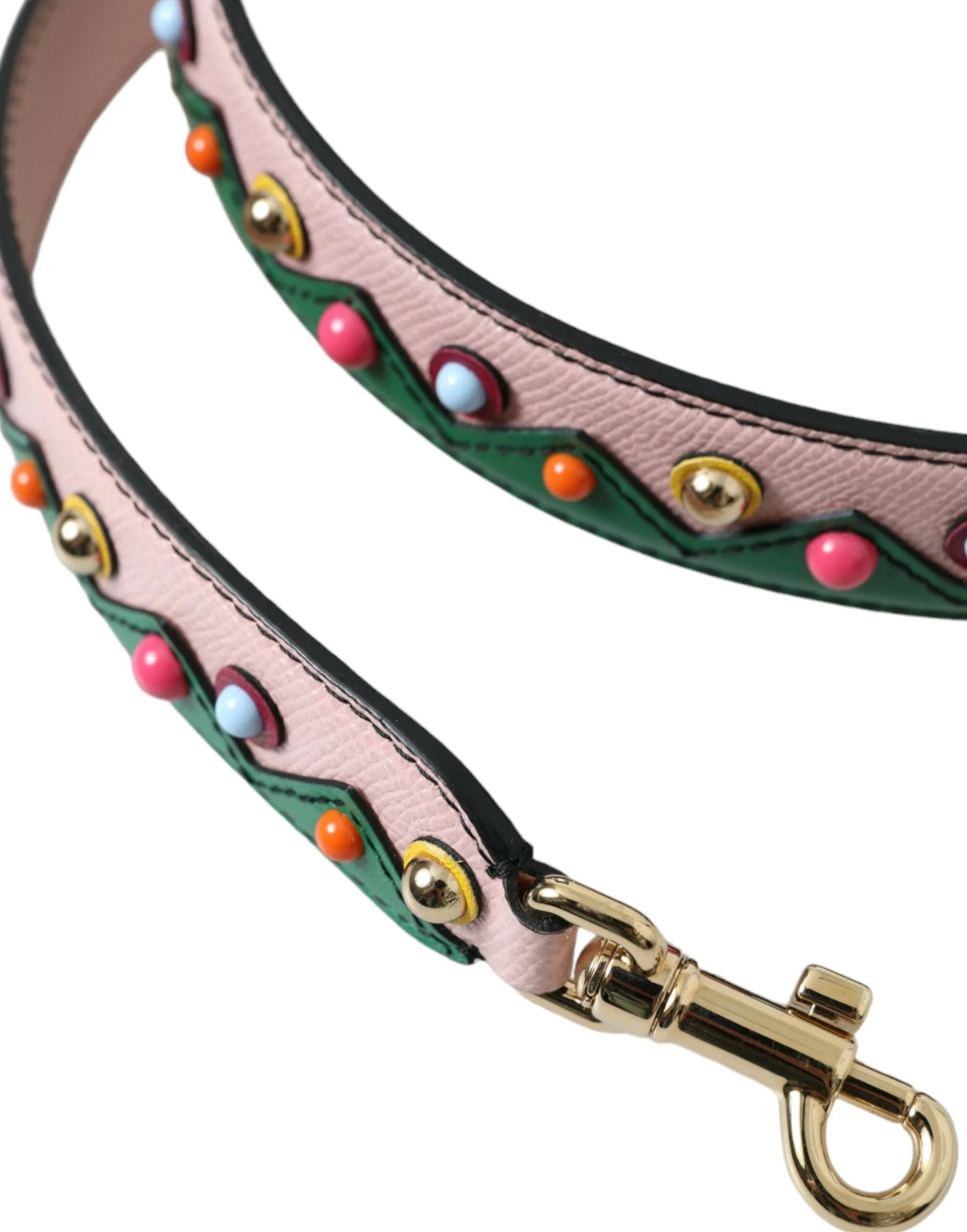 Dolce & Gabbana Pink Leather Handbag Accessory Shoulder Strap - Handbag & Wallet Accessories