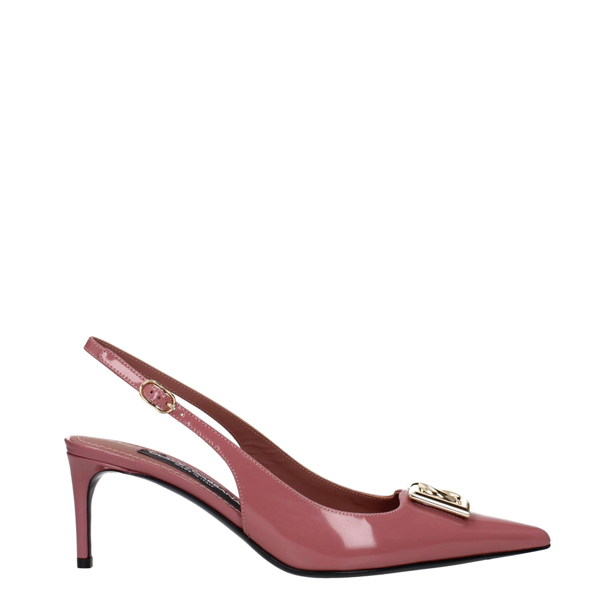 Dolce & Gabbana Pink Leather High Heel Pumps - EU37/US7