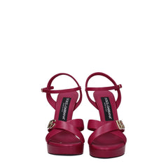 Dolce & Gabbana Ružové kožené platformy – EU36/US6
