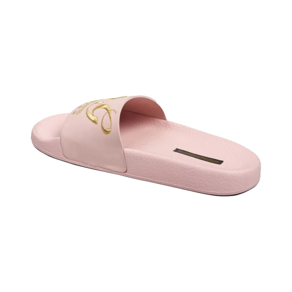 Dolce & Gabbana Pink Leather Slide - EU36/US6 - Sandals