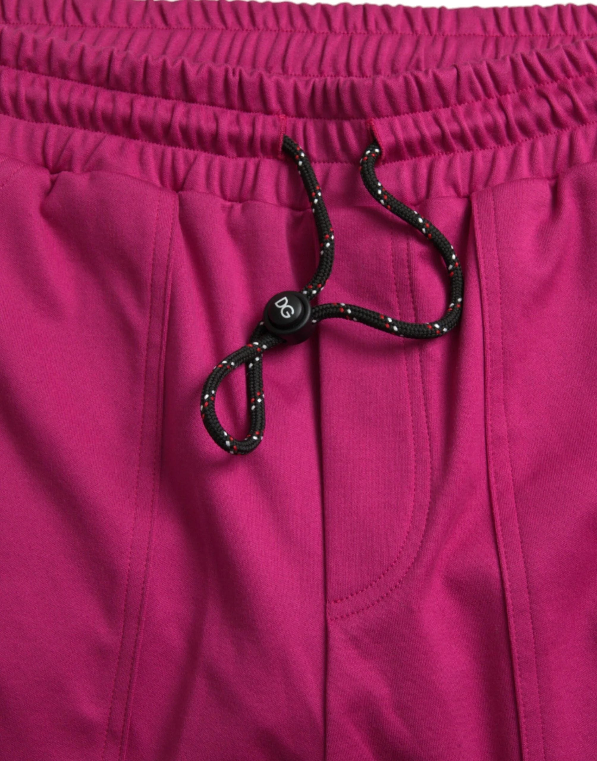 Dolce & Gabbana Pink Logo Cargo Cotton Jogger Sweatpants Pants - IT48 | M - Joggers