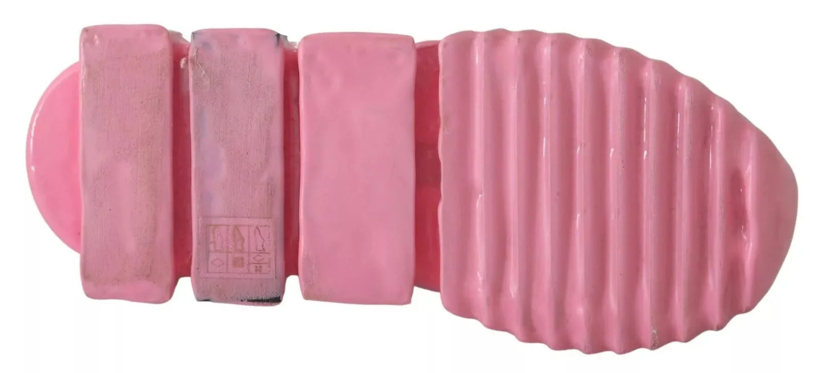 Dolce & Gabbana Pink Low Top Sorrento Sneakers Slip On Casual Shoes - Sneakers