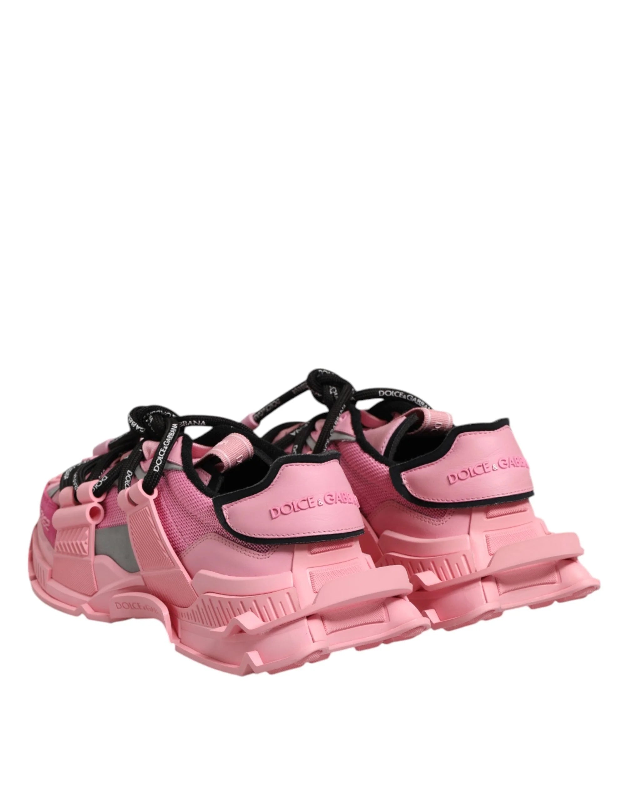 Dolce & Gabbana Pink Low Top Space Women Sneakers Shoes - Sneakers