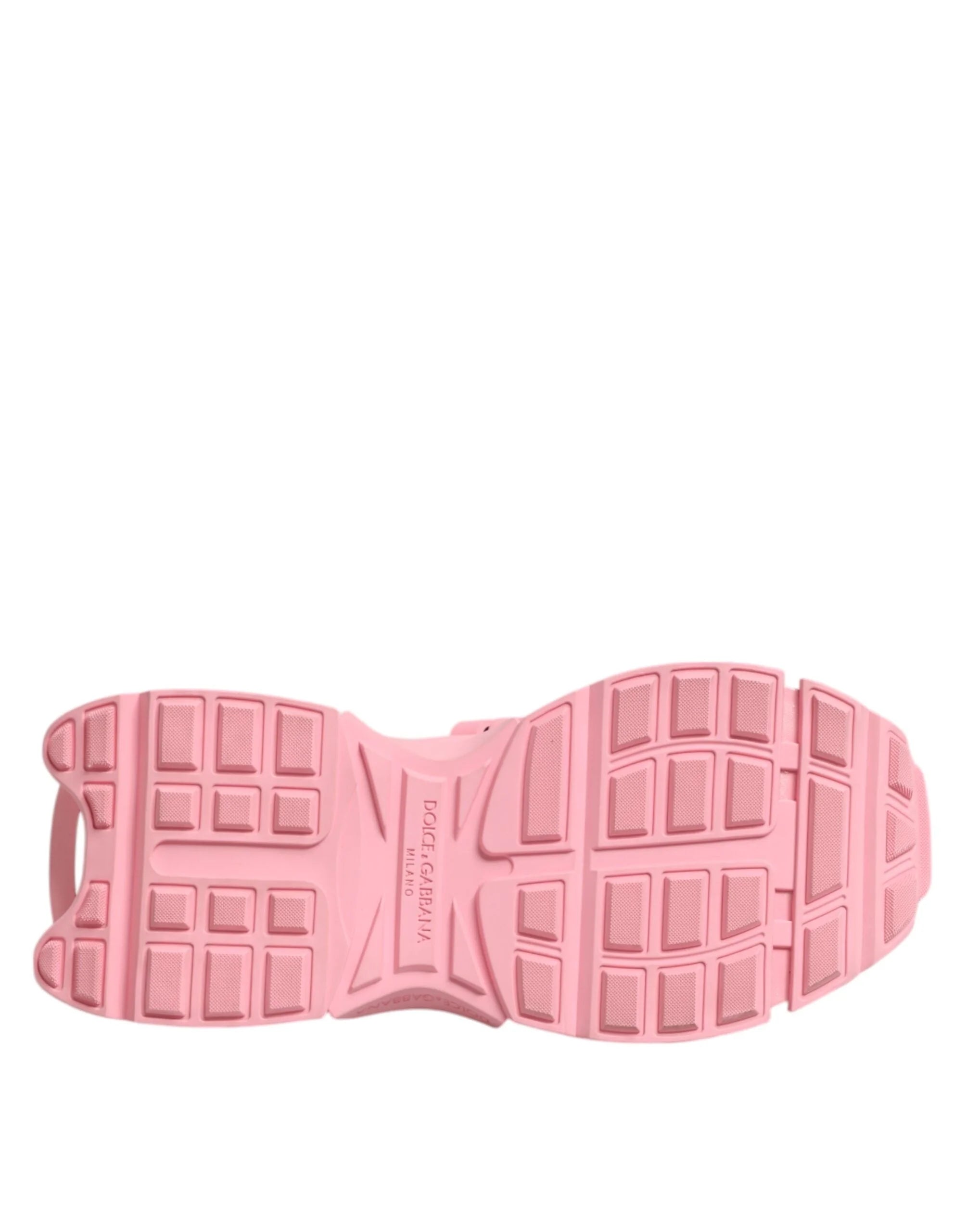 Dolce & Gabbana Pink Low Top Space Women Sneakers Shoes - Sneakers