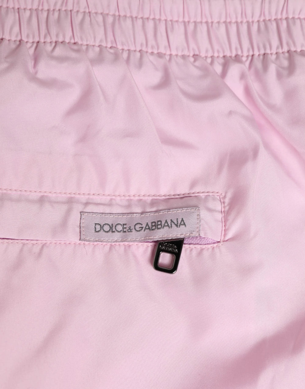 Dolce & Gabbana Pink Nylon Logo Side Stripe Beachwear Men Swimwear - IT4 | S - Swim Boxers