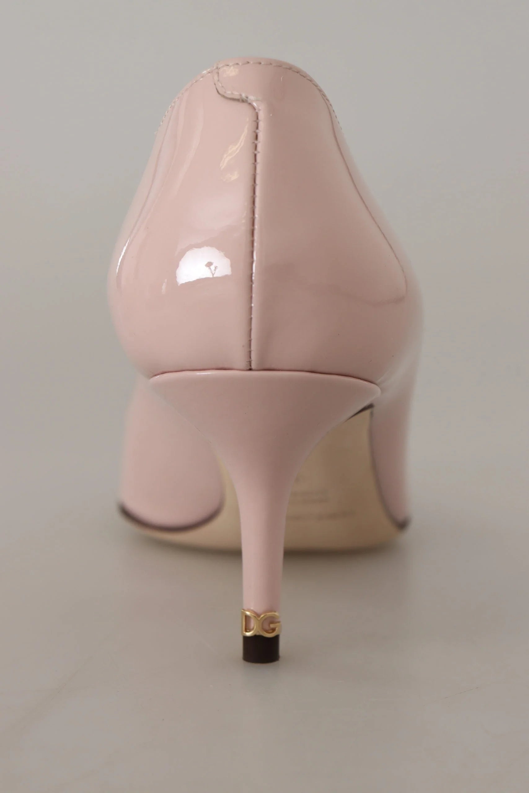Dolce & Gabbana Pink Patent Leather Kitten Heels Pumps Shoes - EU37/US6.5 - Heels
