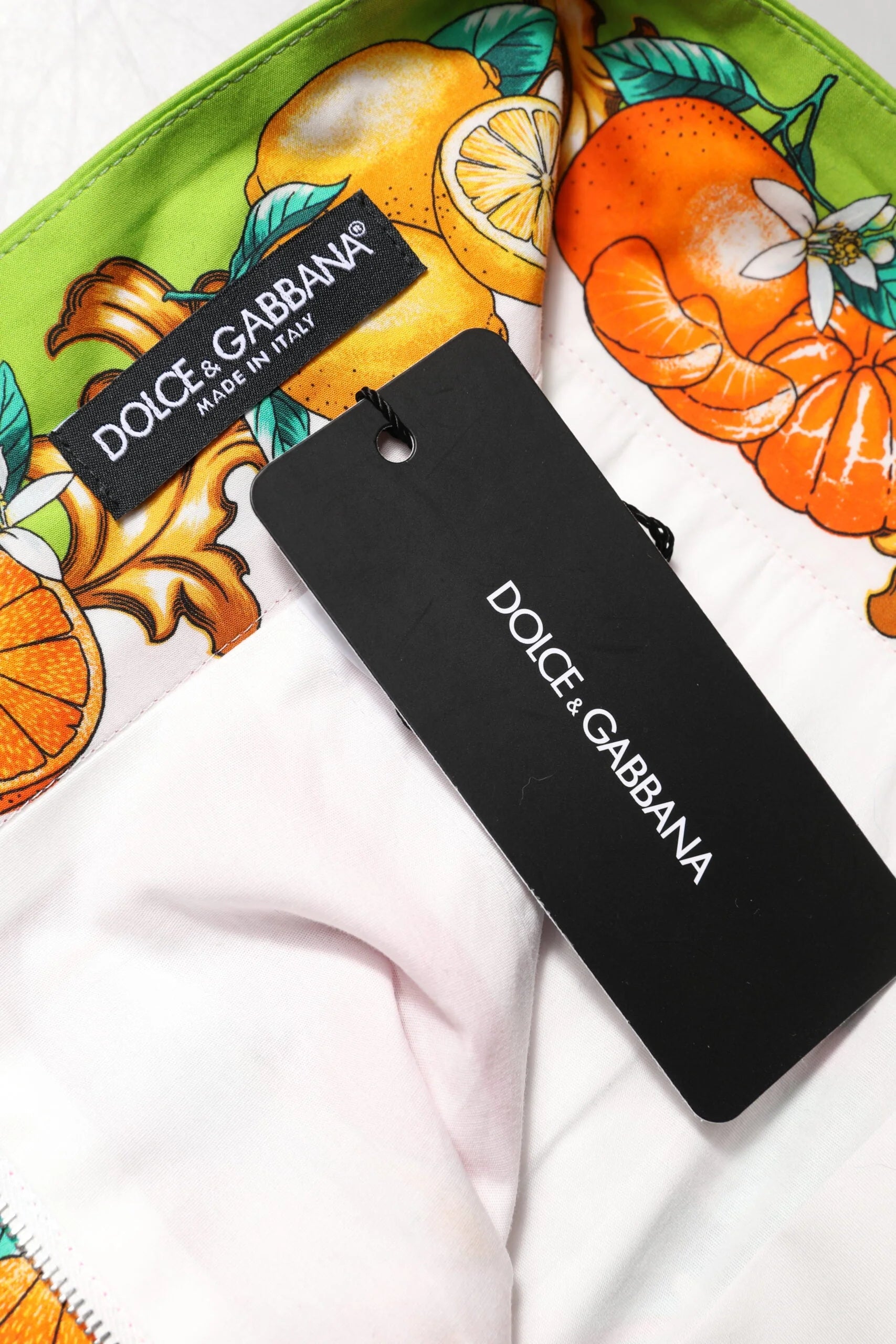 Dolce & Gabbana Pink Printed High Waist Hot Pants Shorts - Short Trousers