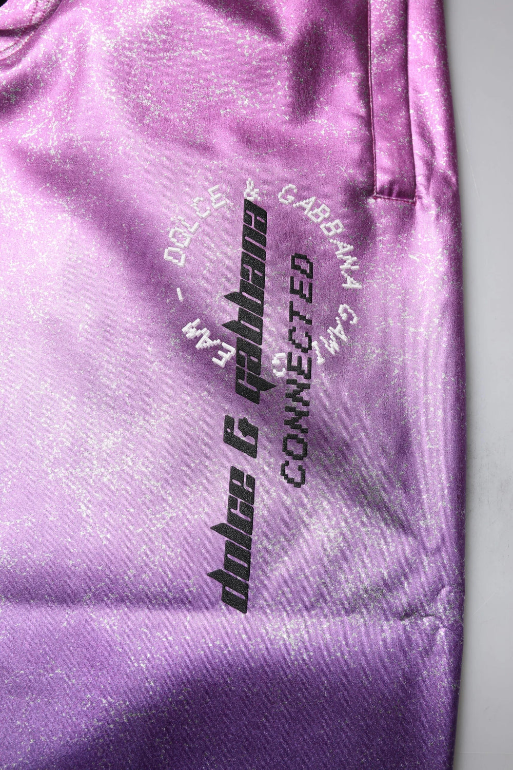 Dolce & Gabbana Pink Purple Two Tone Jogger Sweatpants Pants - IT48 | M - Joggers