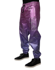Dolce & Gabbana Pink Purple Two Tone Jogger Sweatpants Pants - IT48 | M - Joggers
