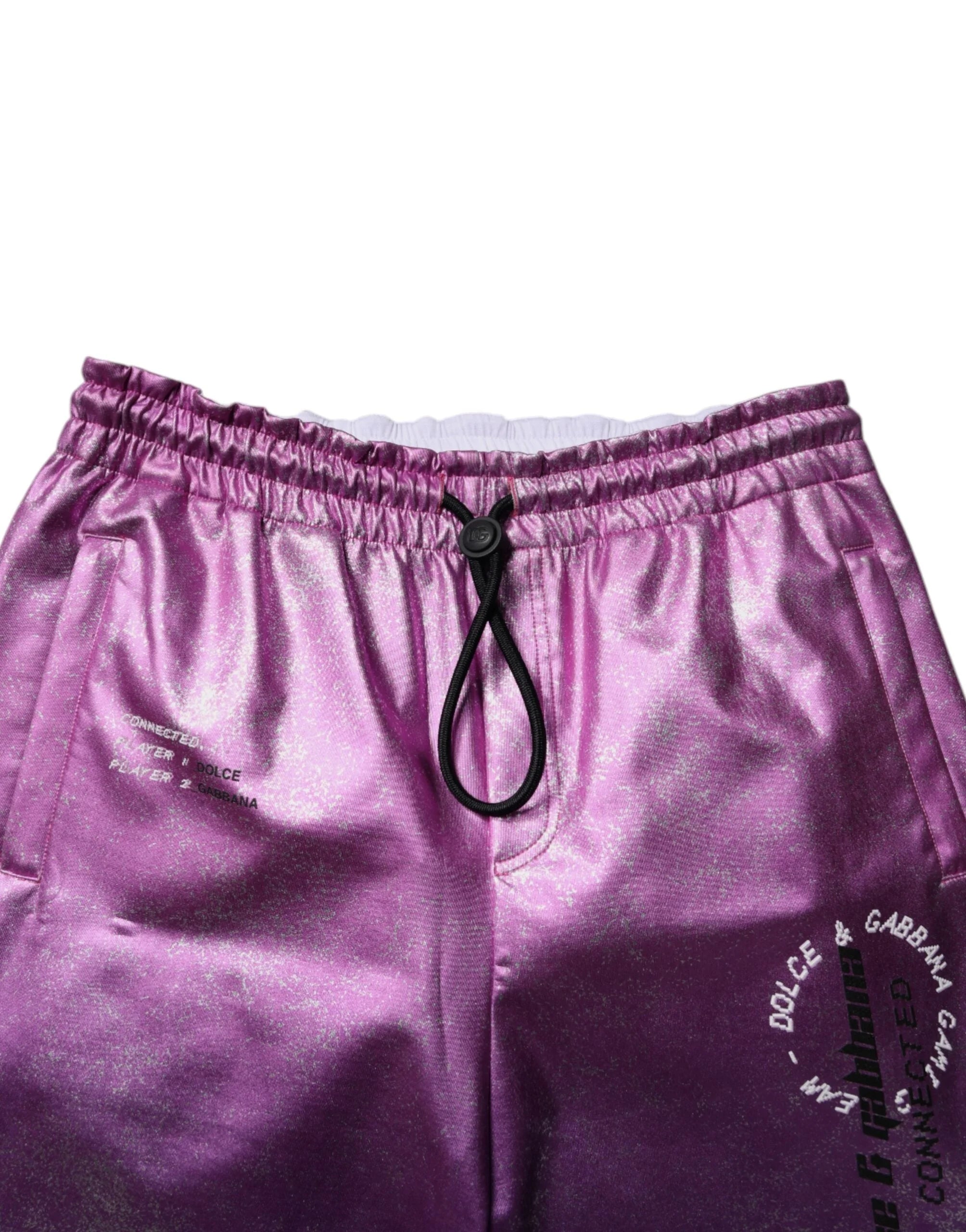 Dolce & Gabbana Pink Purple Two Tone Jogger Sweatpants Pants - IT48 | M - Joggers