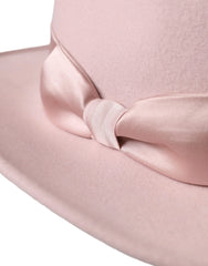 Dolce & Gabbana Pink Rabbit Fedora Trilby Women Hat - 56 cm|XS