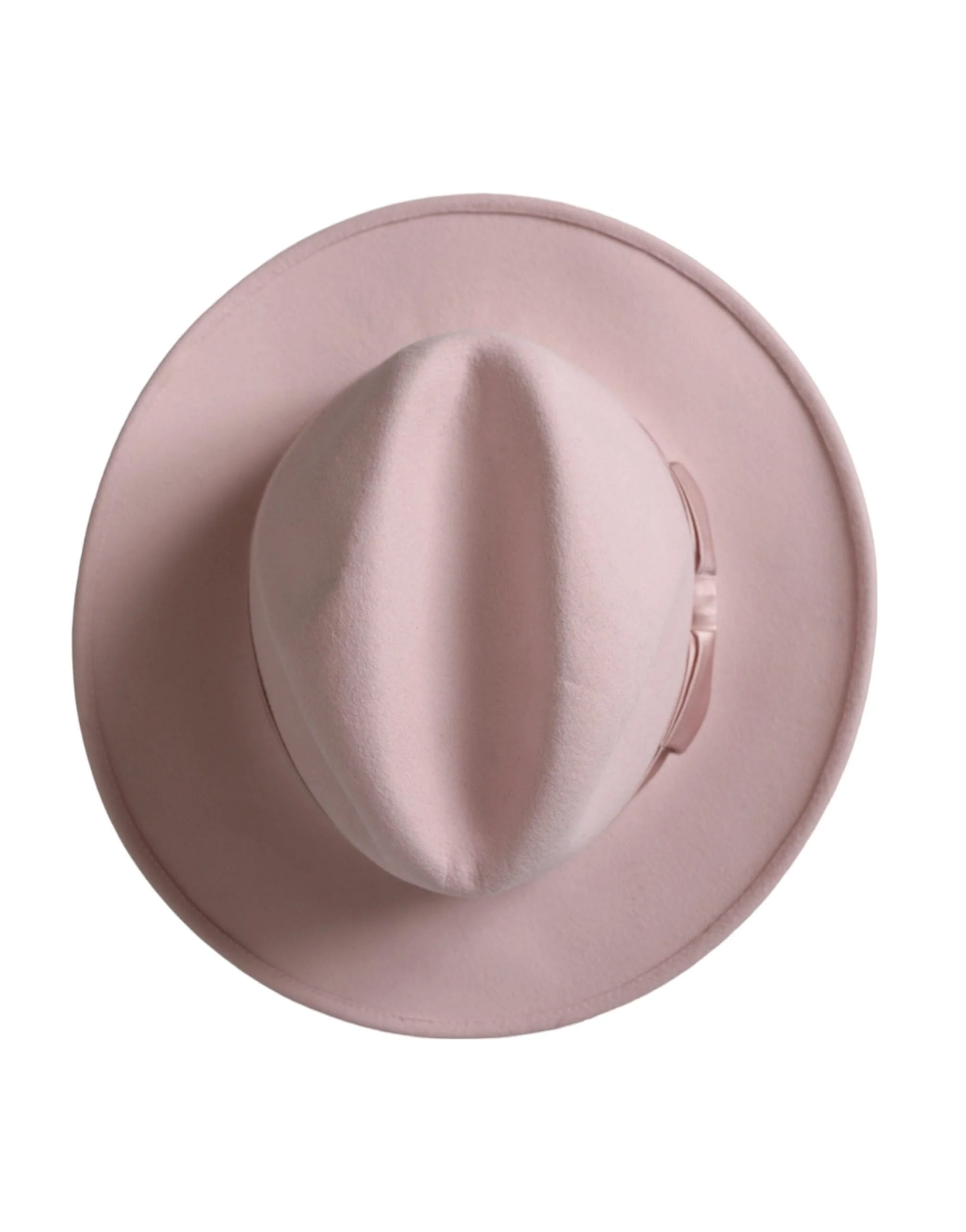 Dolce & Gabbana Pink Rabbit Fedora Trilby Women Hat - 56 cm|XS - Fedoras
