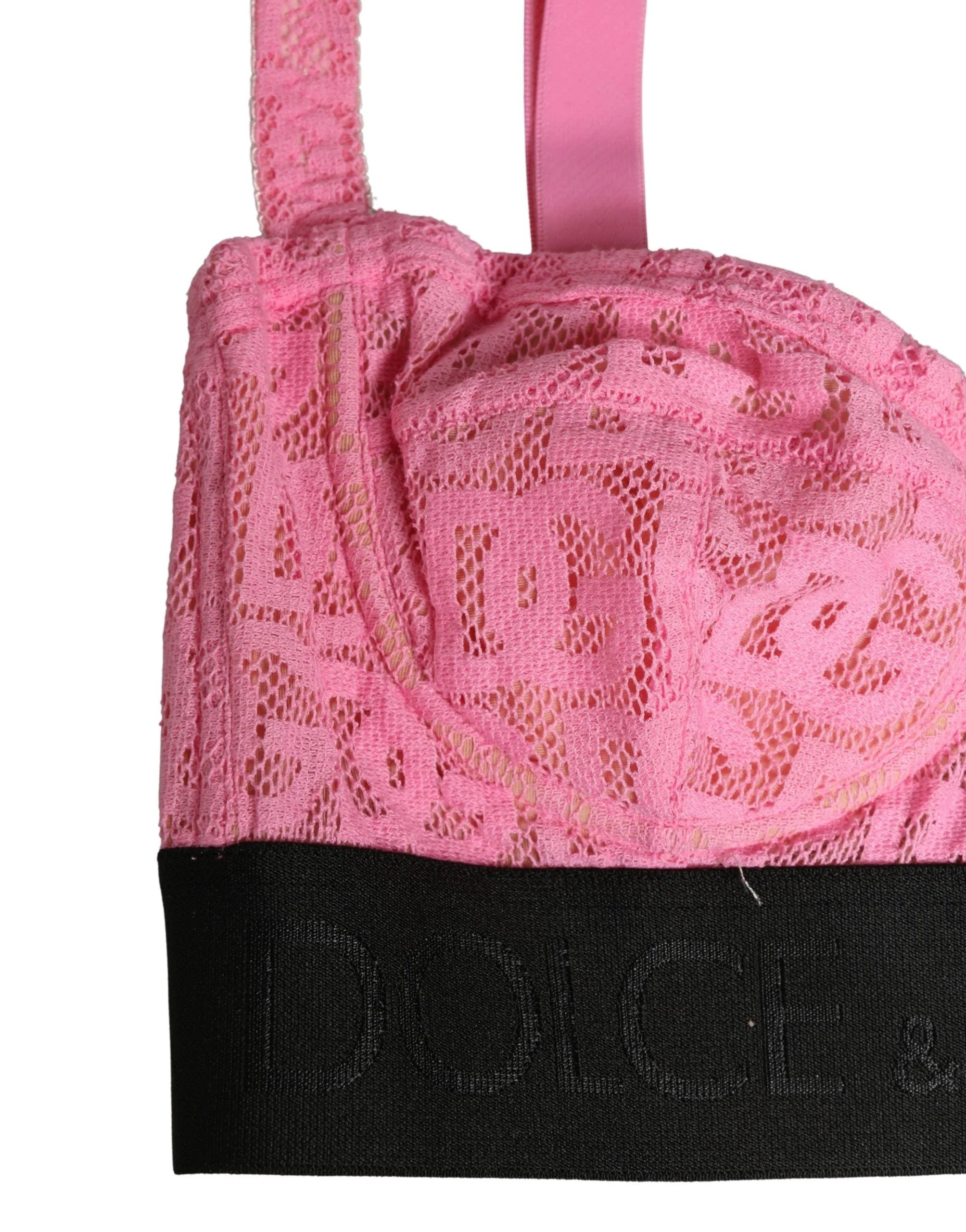 Dolce & Gabbana Pink Semi-Pad Underwire Balconette Bra Underwear - IT2 | S