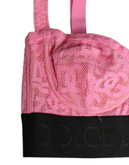 Dolce & Gabbana Pink Semi-Pad Underwire Balconette Bra Underwear - IT2 | S
