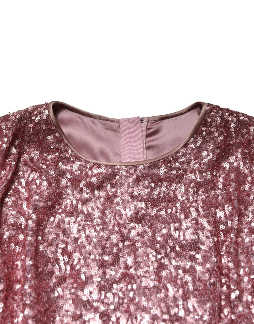 Dolce & Gabbana Pink Sequinned Mermaid Long Gown Dress - IT38 | XS