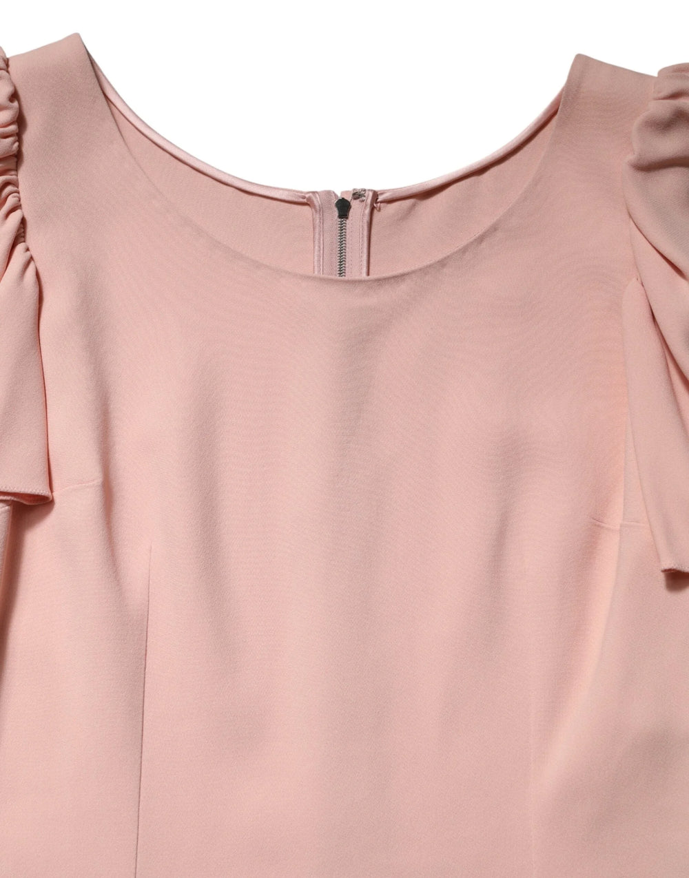Dolce & Gabbana Pink Short Sleeves Round Neck Blouse Top - IT44 | L