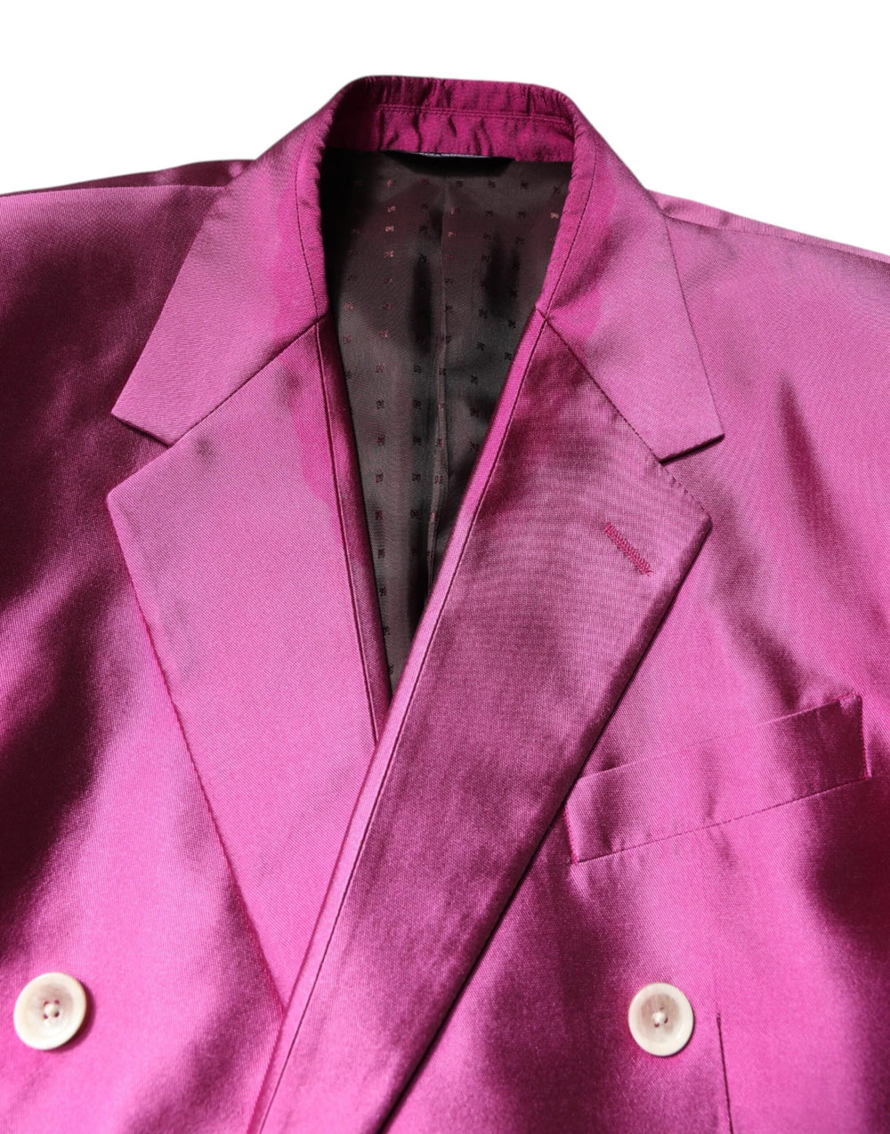 Dolce & Gabbana Pink SICILIA Double Breasted 3 Piece Suit - IT46 | S - Pant Suits