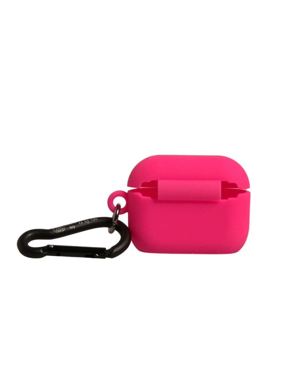 Dolce & Gabbana Pink Silicone Rubber Logo Embossed Airpods Case - Headphone Carrying Cases