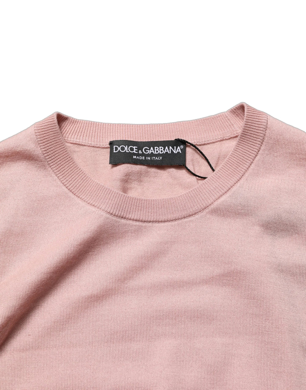 Dolce & Gabbana Pink Sleeveless Cashmere Knitted Tank Top - IT40|S