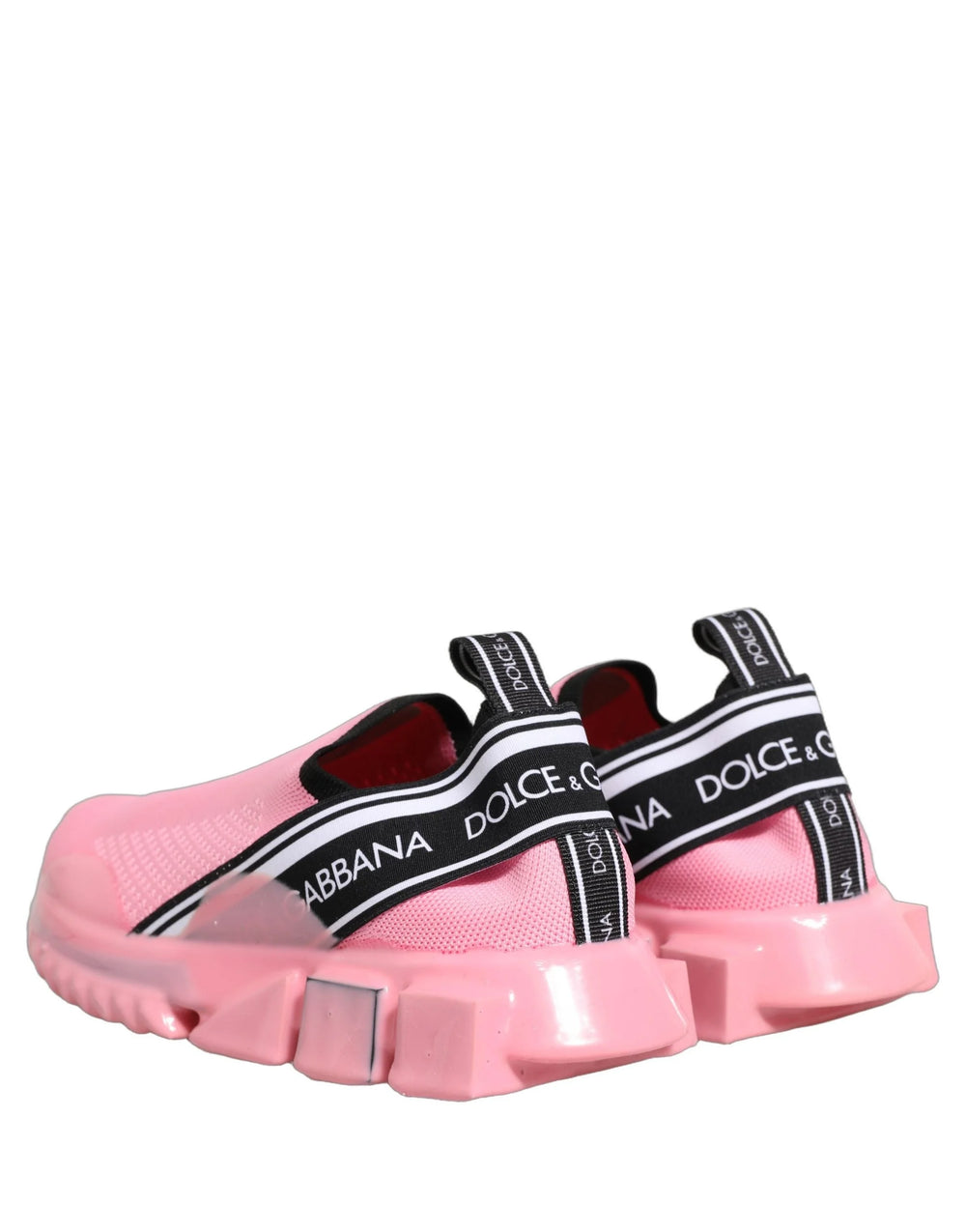 Dolce & Gabbana Rosa Slip-On Lav Topp Sorrento Sneakers Sko