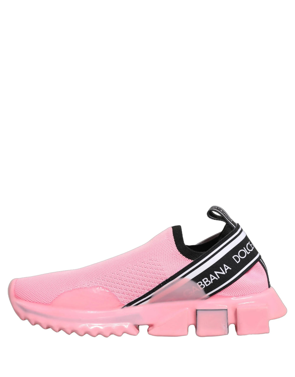 Dolce & Gabbana Rosa Slip-On Lav Topp Sorrento Sneakers Sko