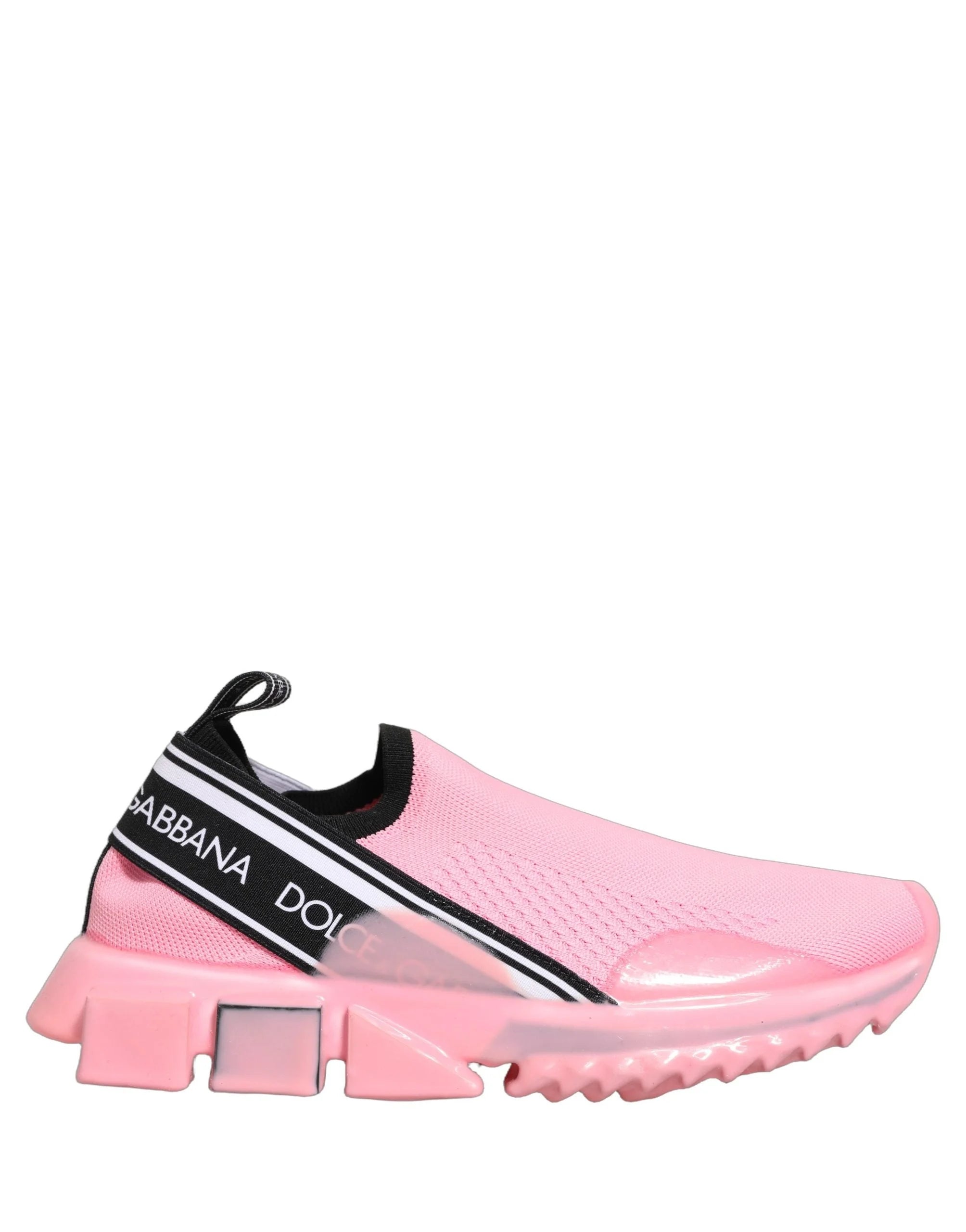 Dolce & Gabbana Rosa Slip-On Lav Topp Sorrento Sneakers Sko