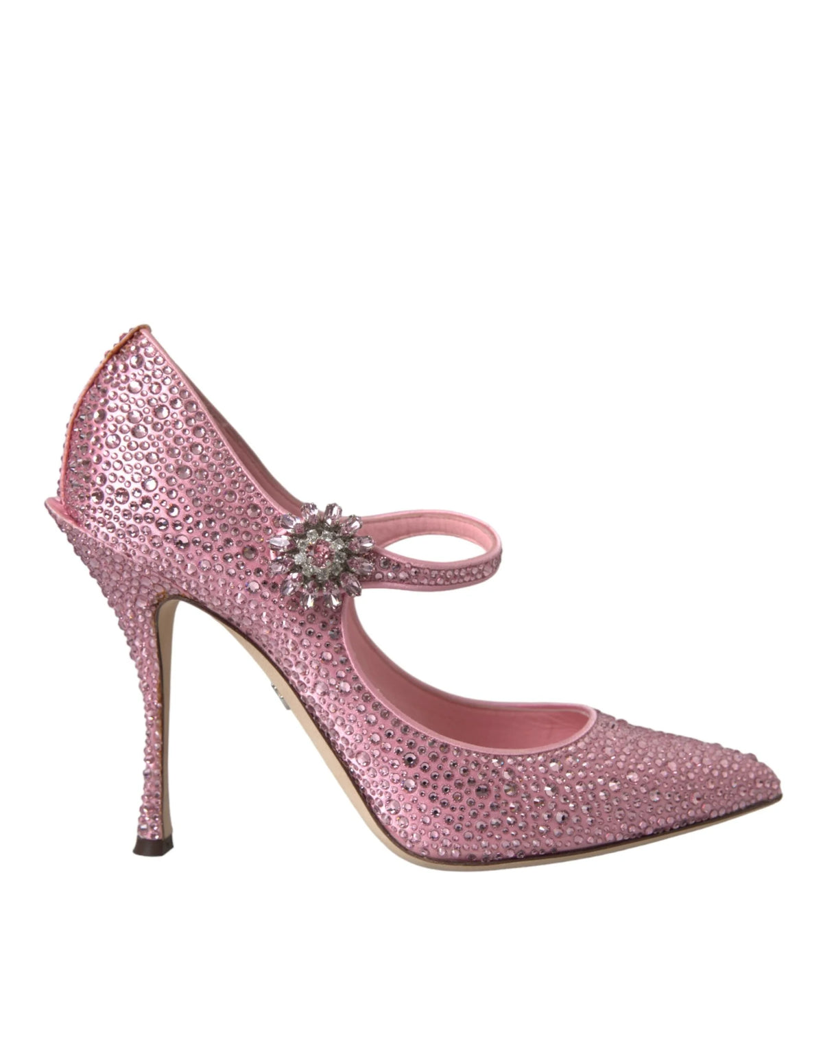 Dolce & Gabbana Pink Strass Crystal Heels Pumps Shoes - EU39/US8.5 - Heels