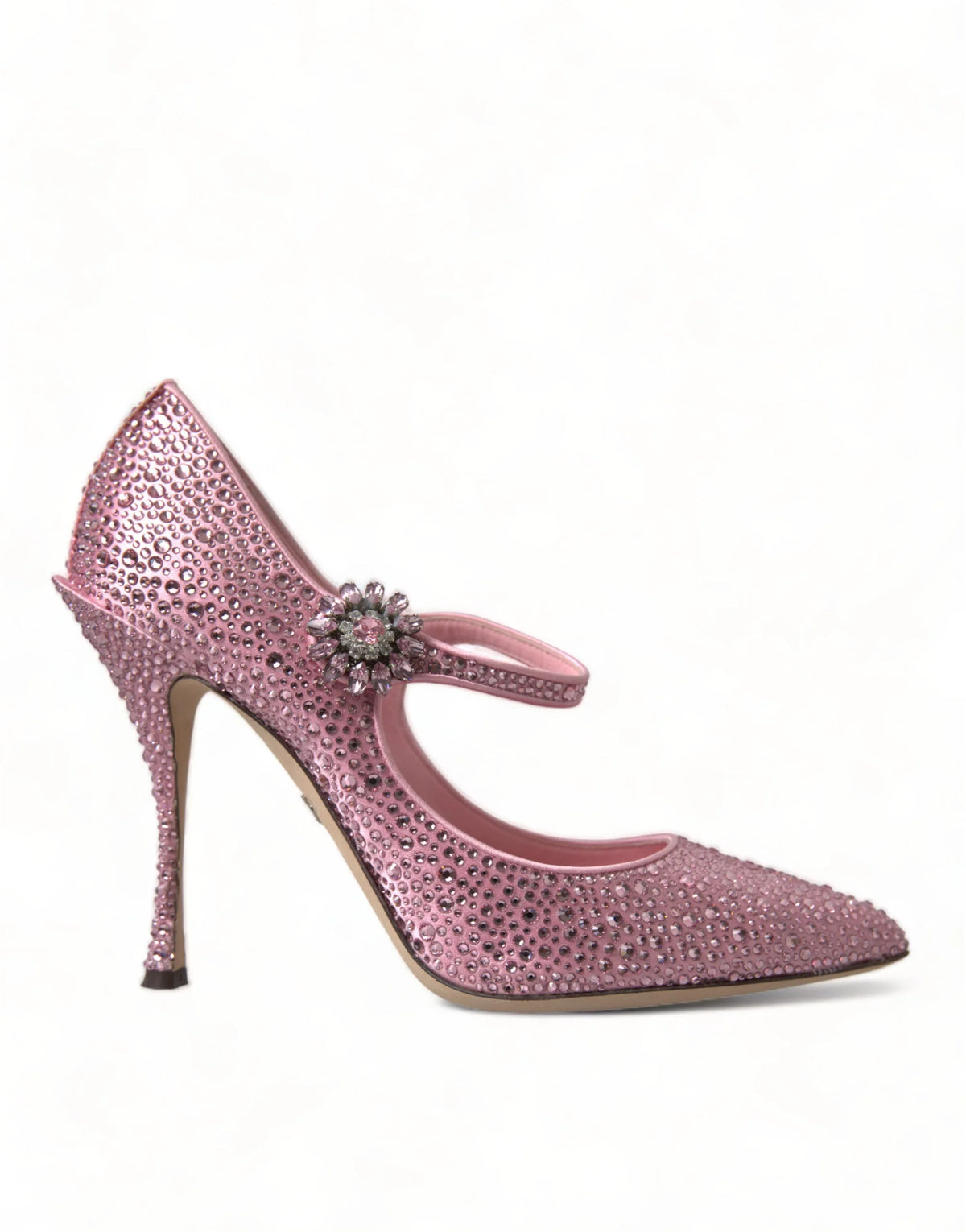 Dolce & Gabbana Pink Strass Crystal Heels Pumps Shoes - EU40.5/US10 - Heels