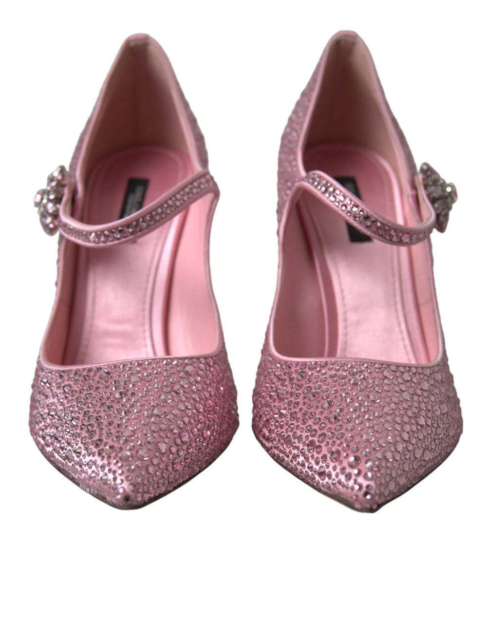 Dolce & Gabbana Pink Strass Crystal Heels Pumps Shoes - EU40.5/US10 - Heels