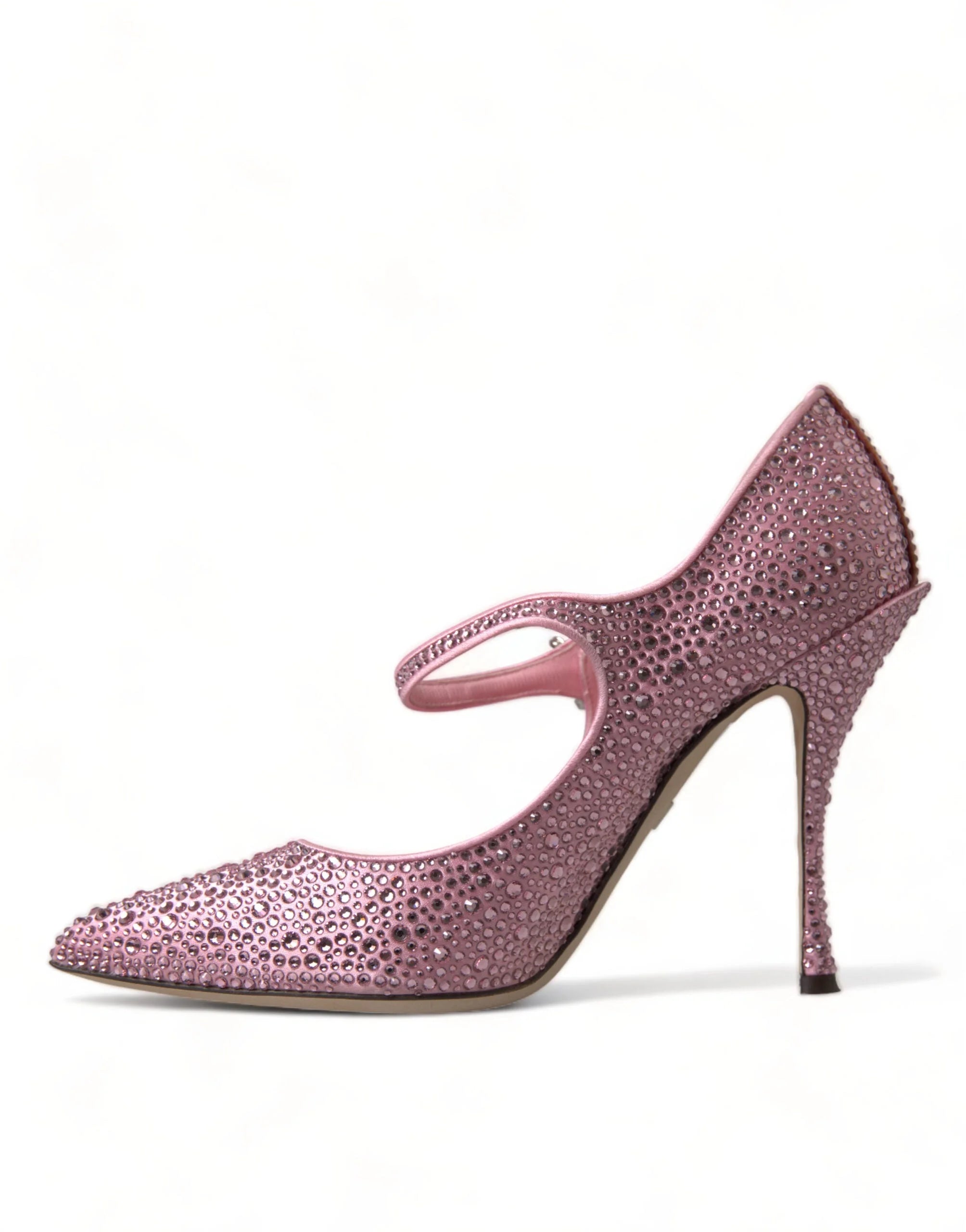 Dolce & Gabbana Pink Strass Crystal Heels Pumps Shoes - EU40.5/US10 - Heels